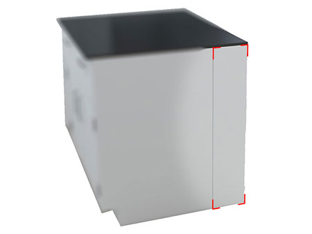 لوحة جانبية لطاولة العمل